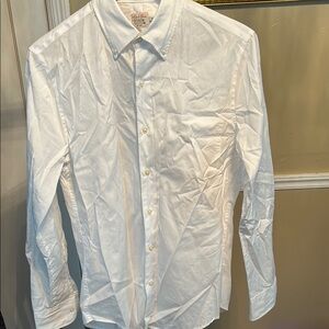 J. Crew White Dress Shirt Classic Cotton Formal Wear